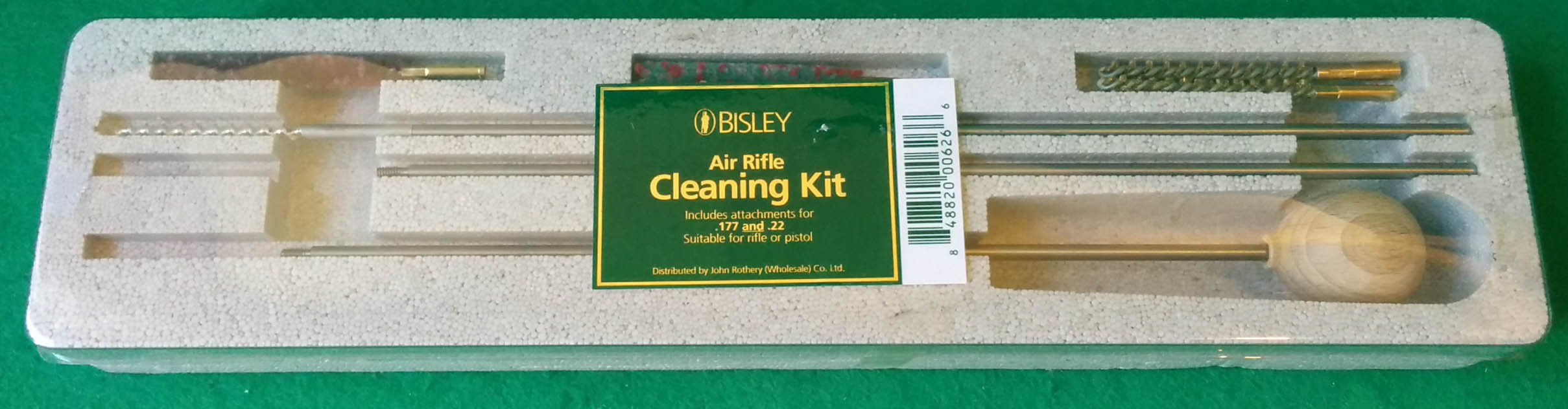 .177 & .22 Cal Bisley Bore Cleaning Kit for Air Rifles and Air Pistols