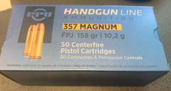 .357 Magnum PPU FPJ 158gr 8605003800057 - Image 2