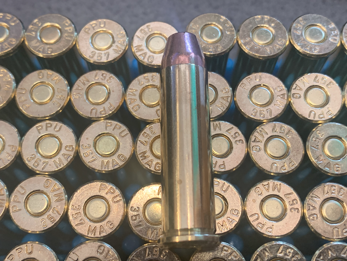 .357 Magnum PPU 158gr FPJ (Flat Point Jacketed) | Aaron Wheeler