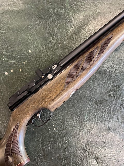 .22 Air Arms 510S Carbine Super Lite Green PCP F.A.C. **S/H** Stock # 241010/008